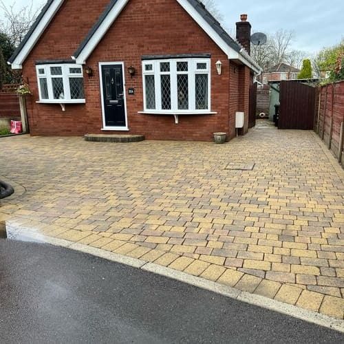 After Driveway Cleaning