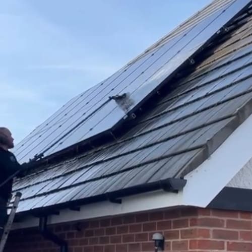 Solar Panel Cleaning job