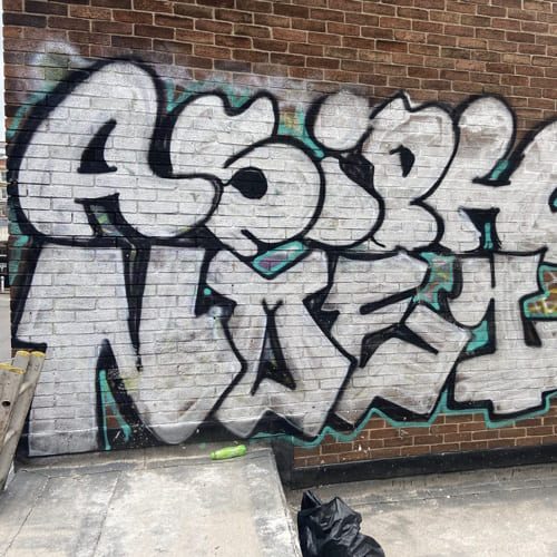 Before Graffiti Removal