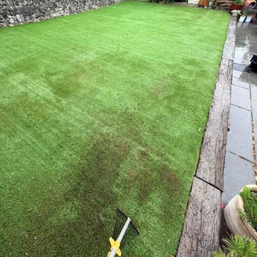 Artificial Grass Cleaning job